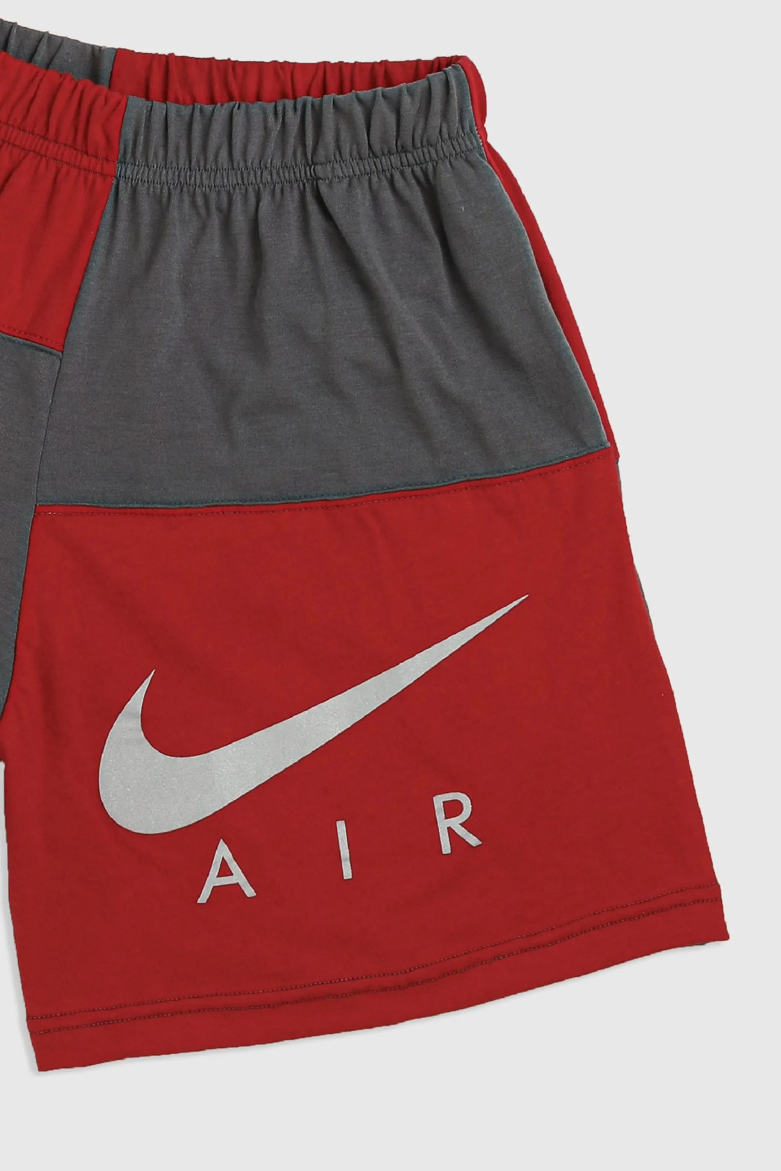 Unisex Rework Nike Patchwork Tee Shorts - S Frankie