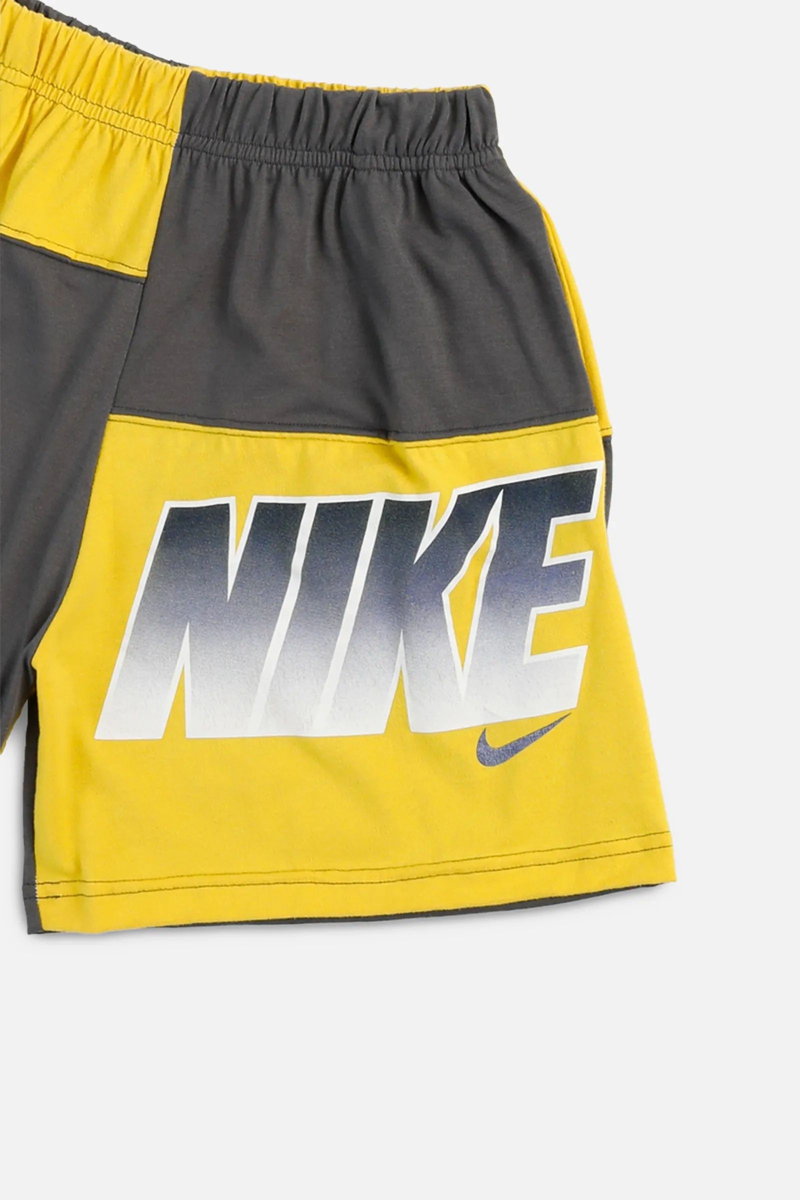 Unisex Rework Nike Patchwork Tee Shorts - XS Frankie