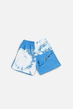 Unisex Rework Nike Patchwork Tee Shorts - XS Frankie