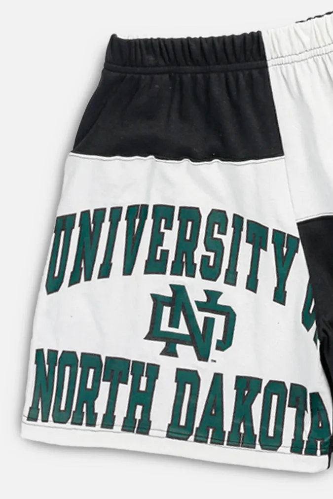 Unisex Rework North Dakota University Patchwork Tee Shorts - M Frankie