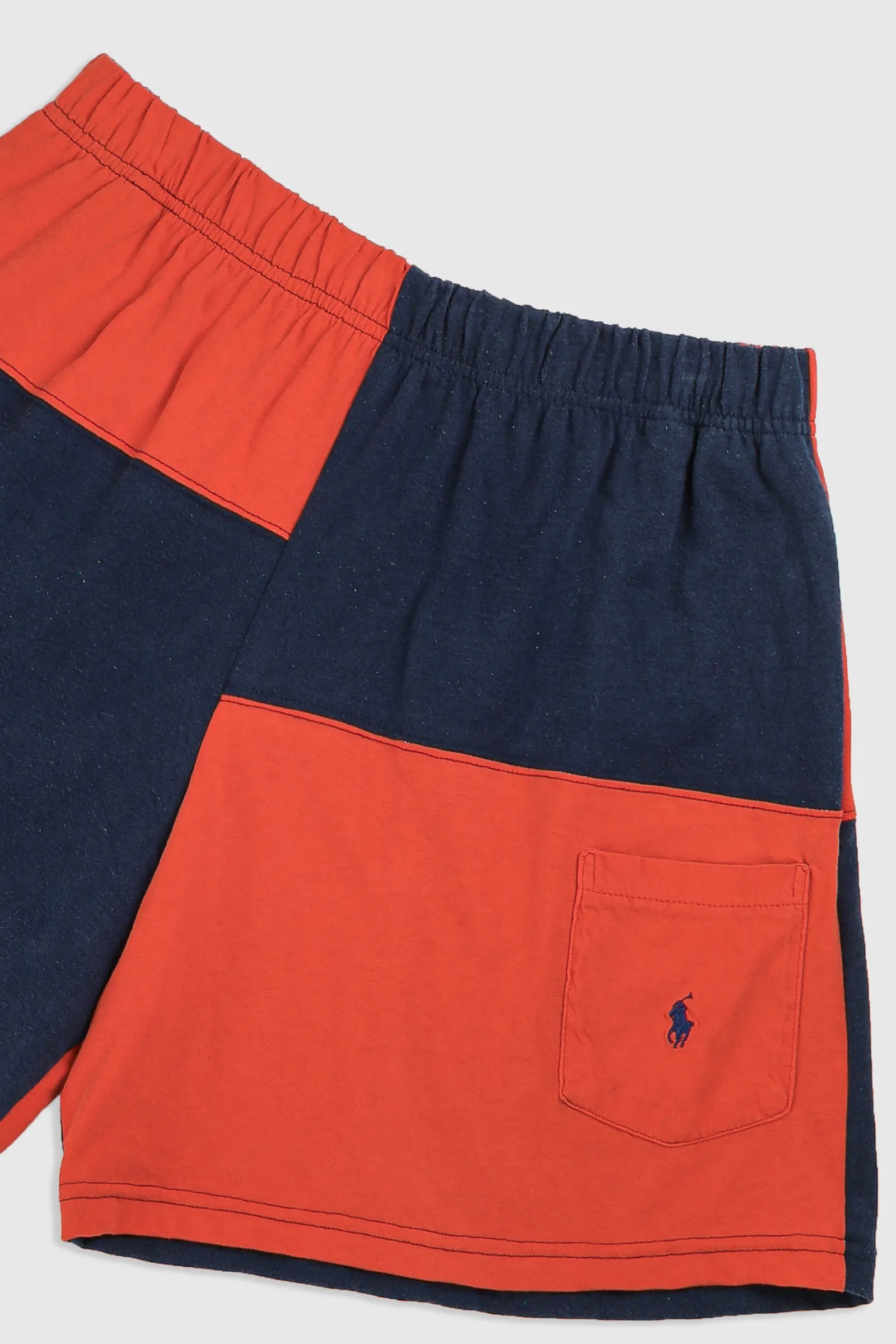 Unisex Rework Patchwork Tee Shorts - L Frankie