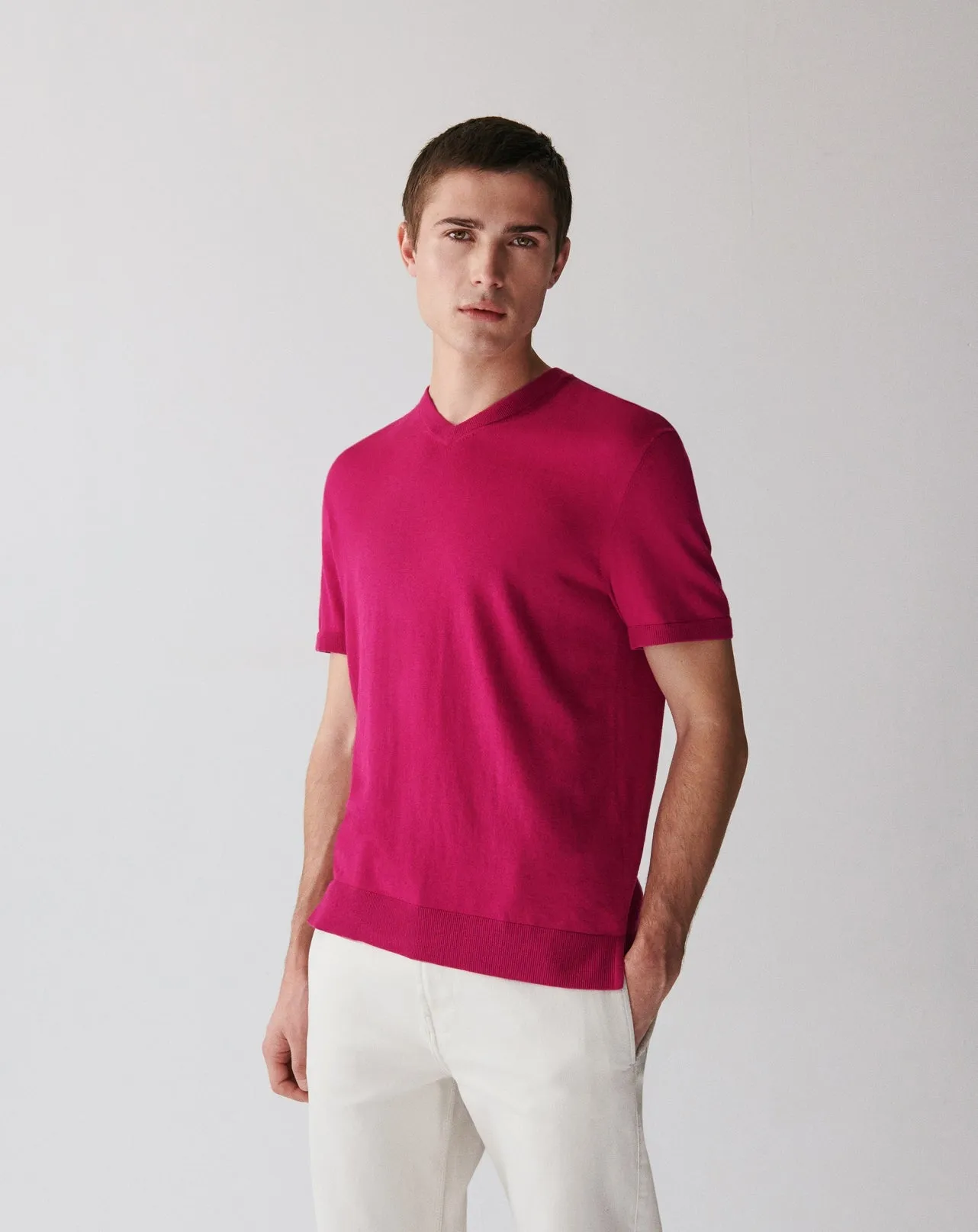 V-neck T-shirt Eric Bompard