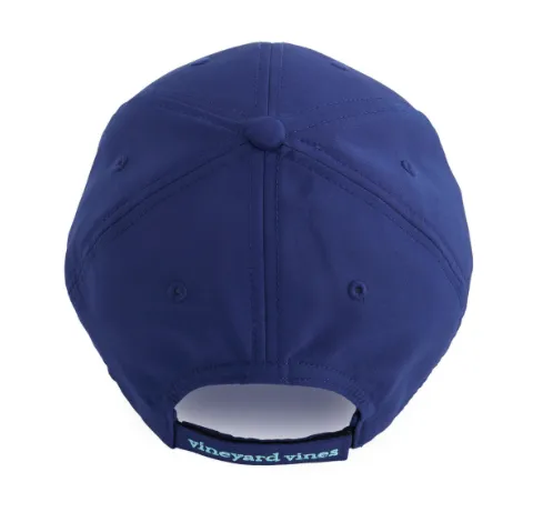 Vineyard Vines Womens Performance Logo Baseball Hat - Deep Bay