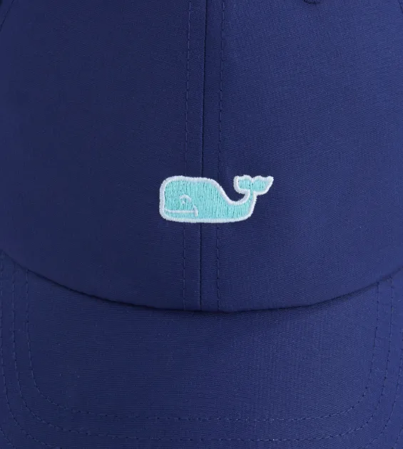 Vineyard Vines Womens Performance Logo Baseball Hat - Deep Bay