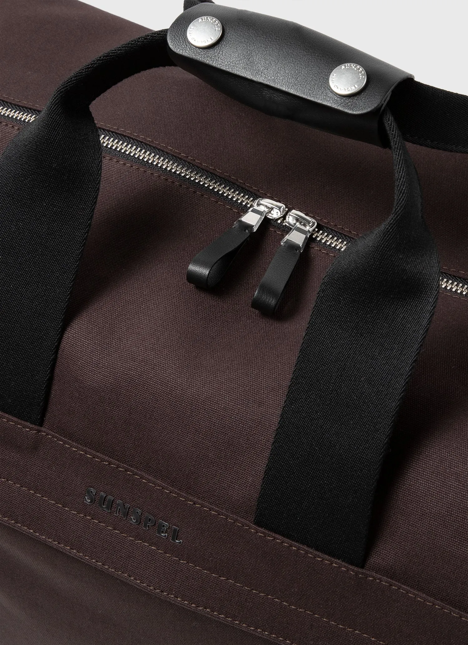 Weekend Bag in Brown Sunspel