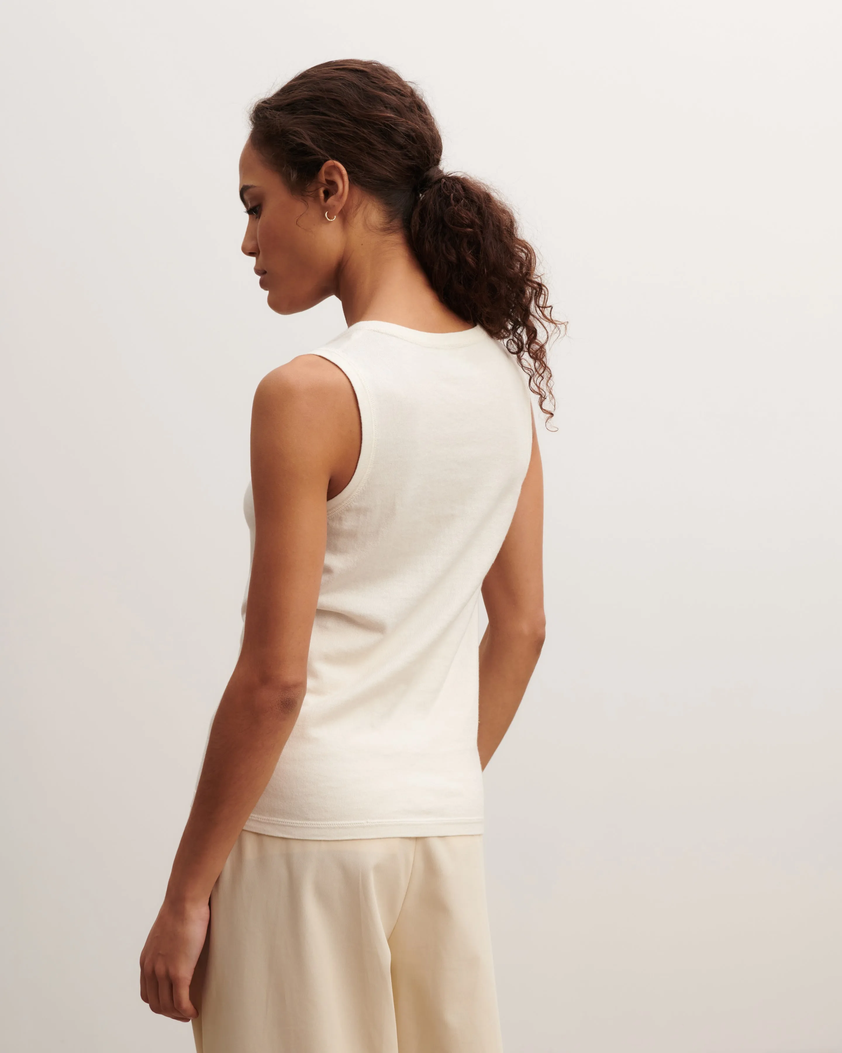 Wide strap tank top Eric Bompard