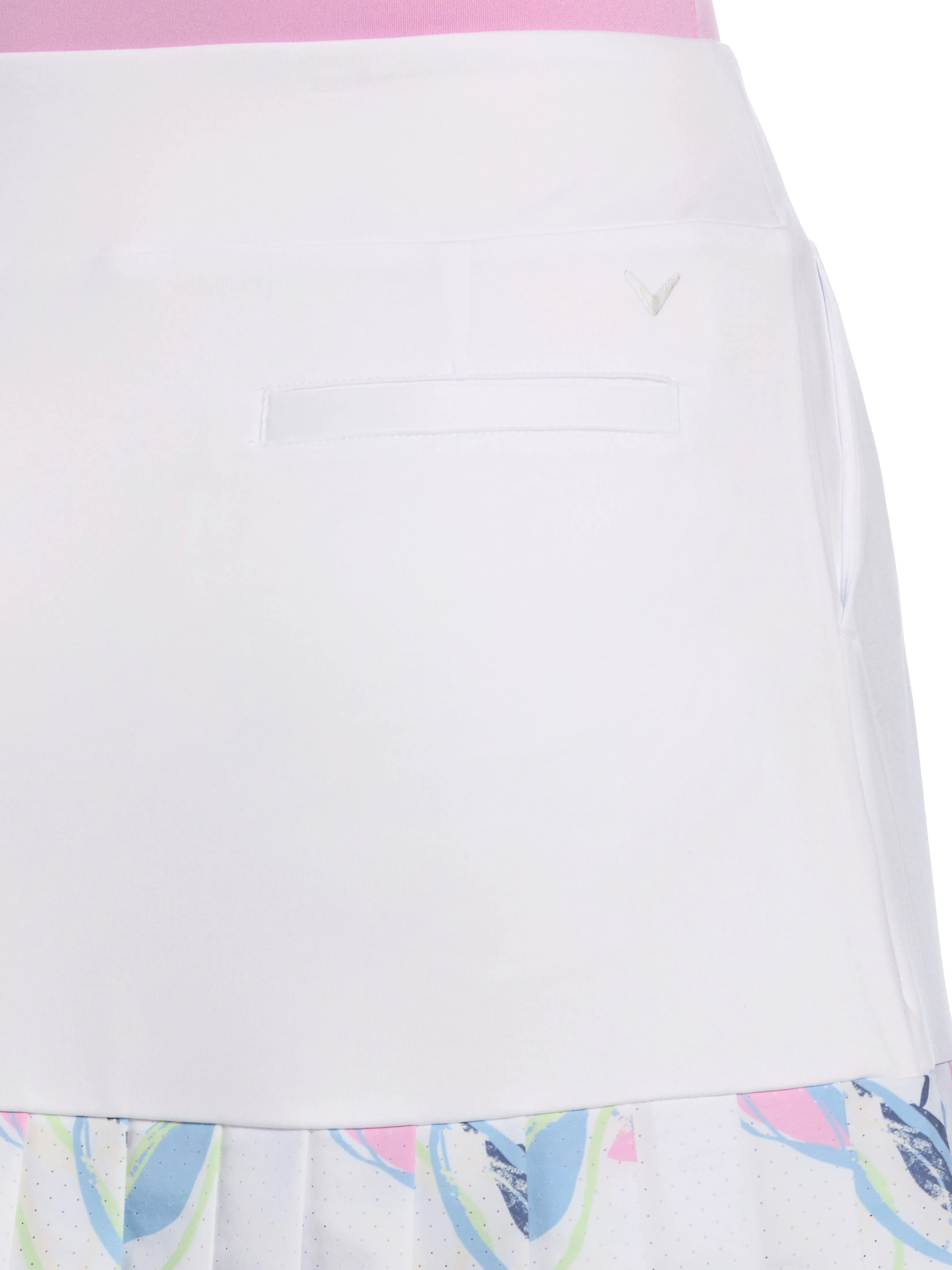 Womens 17" Linear Petals Skort With Pleats Callaway Apparel