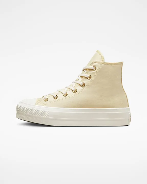 Womens Chunk Taylor Lift Elevated Gold Hi | Mums Potato Salad/Light Gold/Ergret