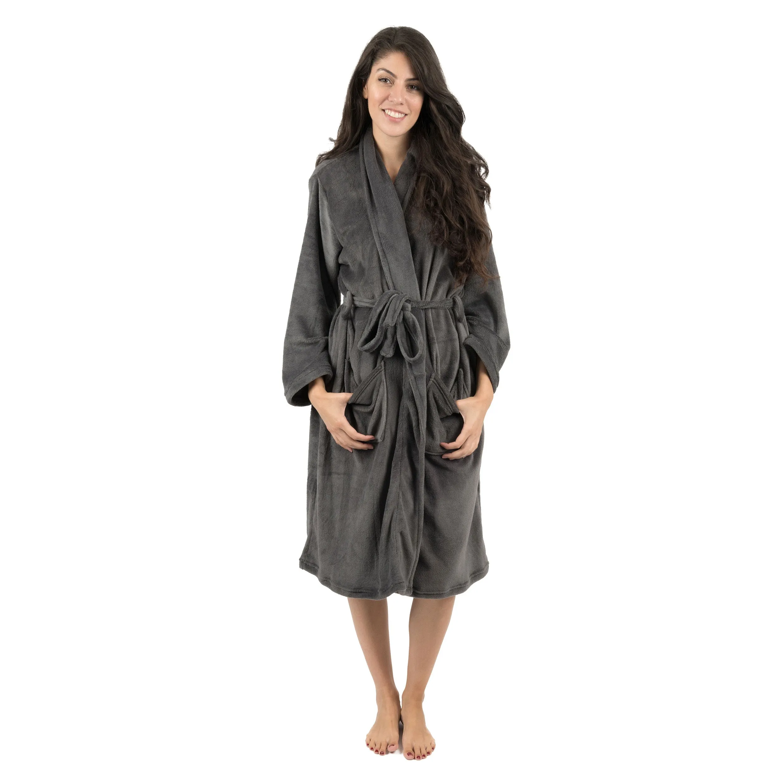 Womens Fleece Robe