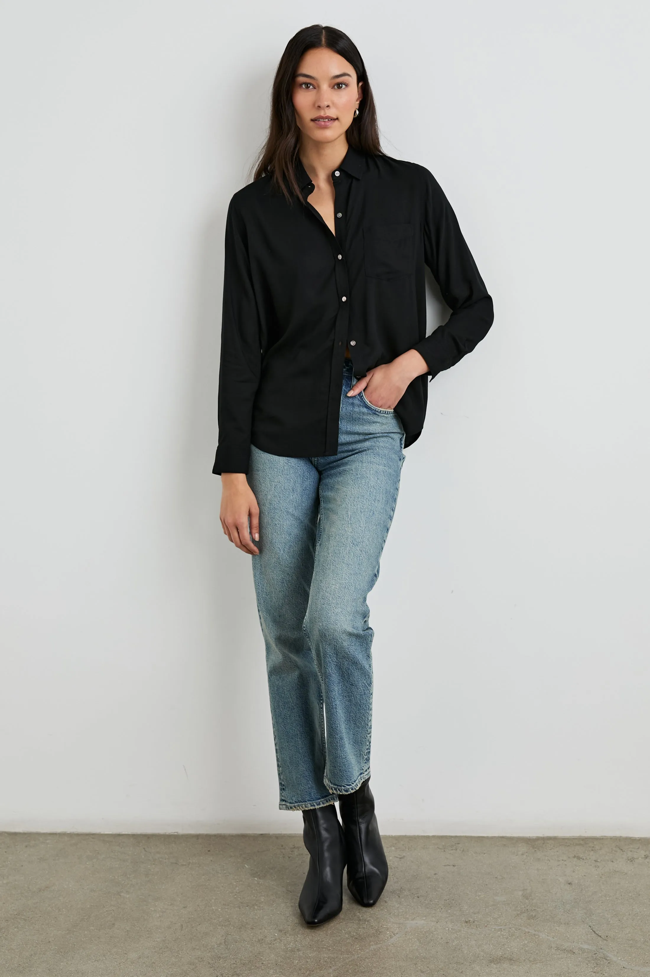 WREN SHIRT - BLACK Rails