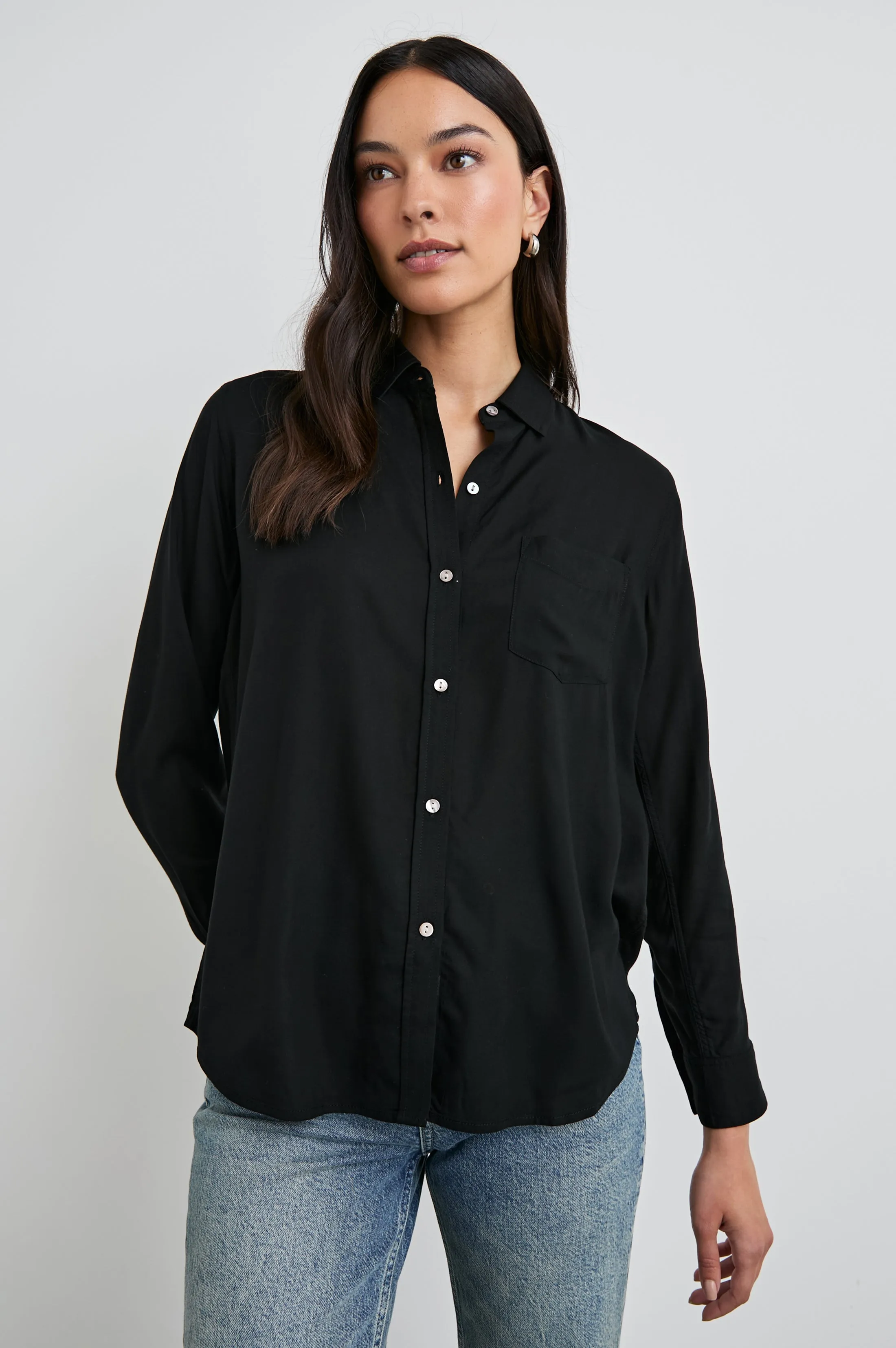 WREN SHIRT - BLACK Rails