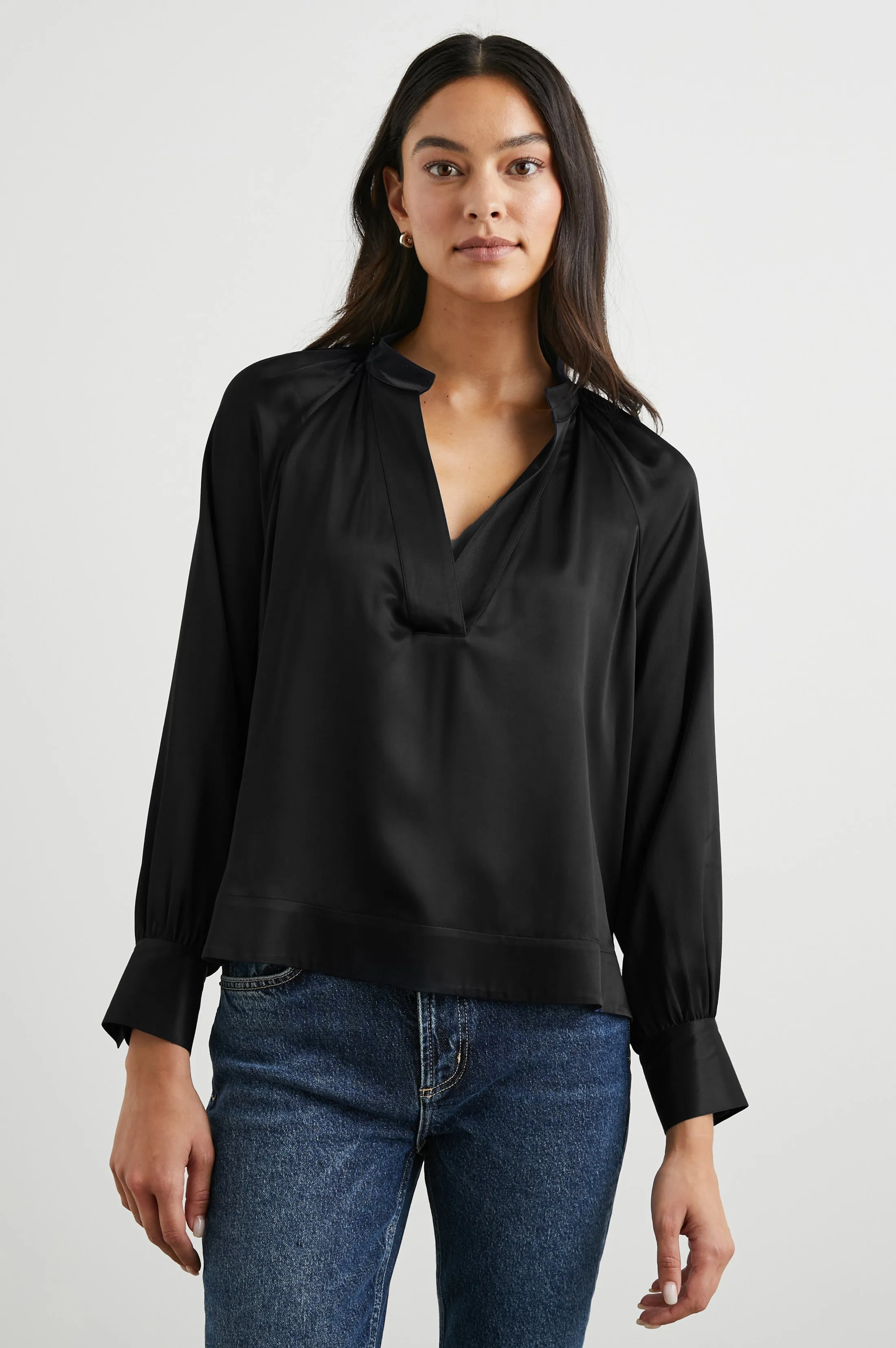 WYNNA TOP - BLACK Rails
