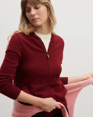 Zip-up hooded pullover Eric Bompard