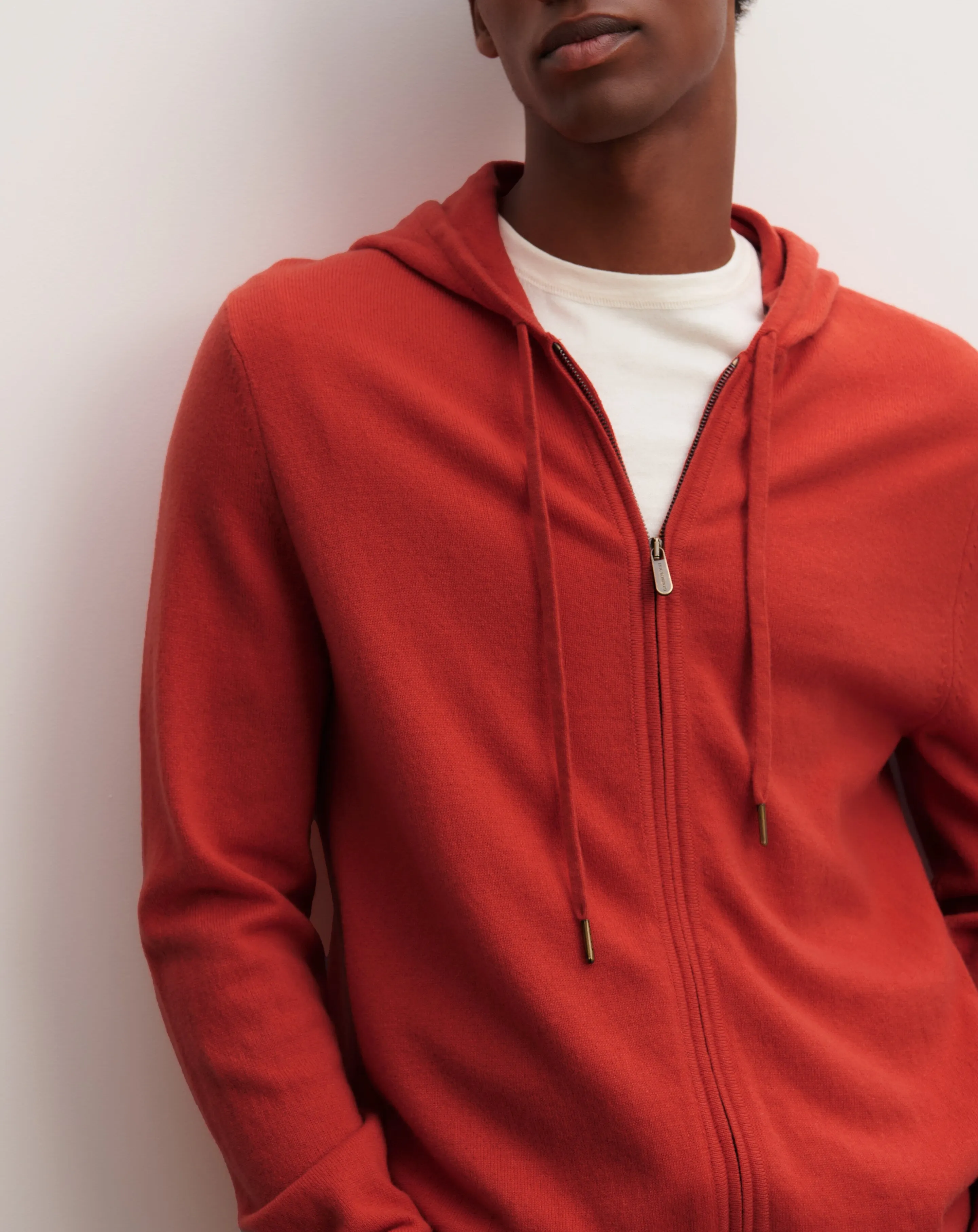 Zip-up hooded pullover Eric Bompard