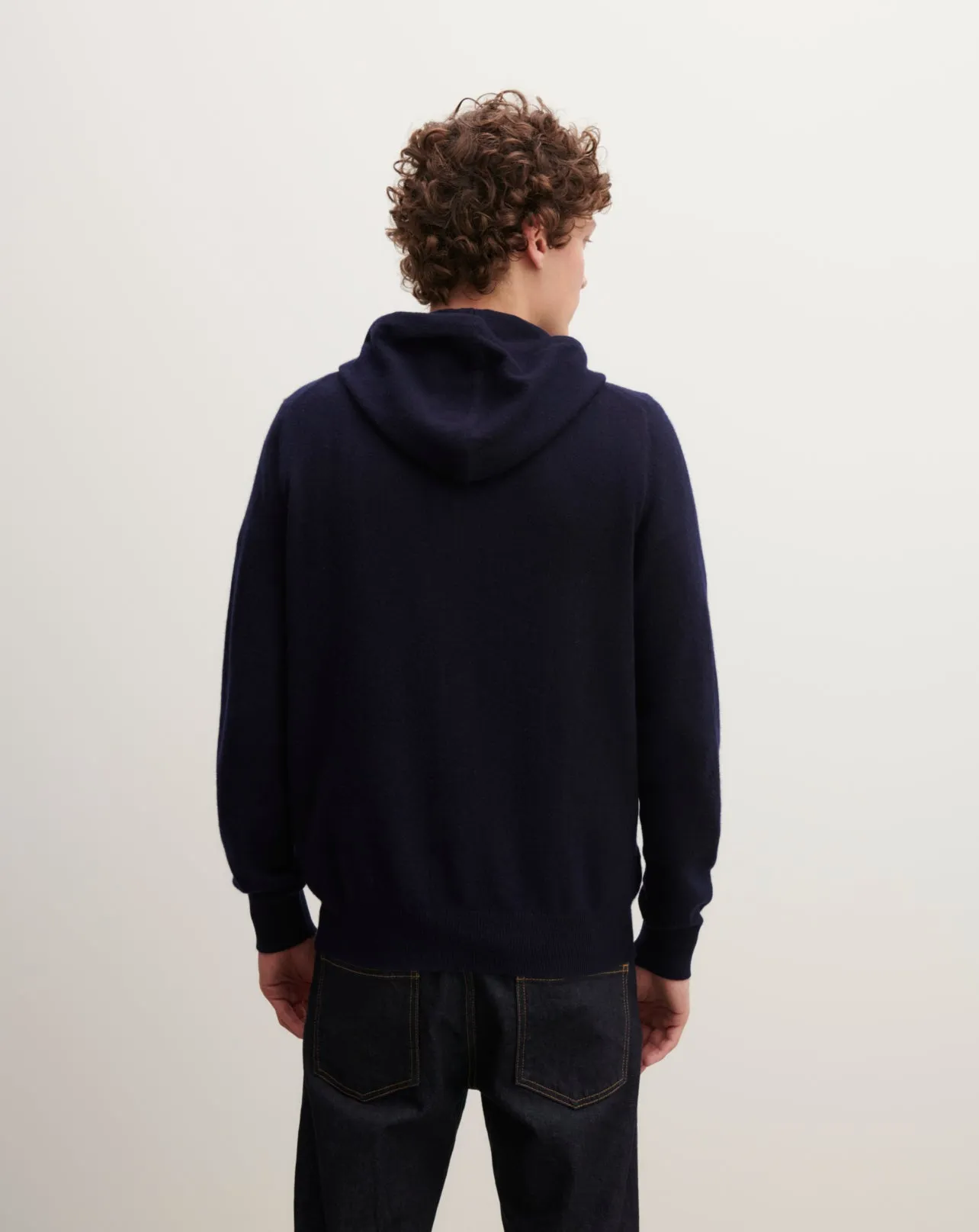 Zip-up hooded pullover Eric Bompard