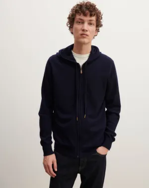 Zip-up hooded pullover Eric Bompard