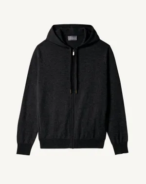 Zip-up hooded pullover Eric Bompard