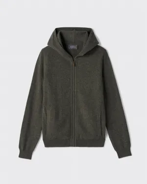 Zip-up hooded pullover Eric Bompard
