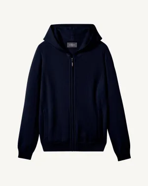 Zip-up hooded pullover Eric Bompard