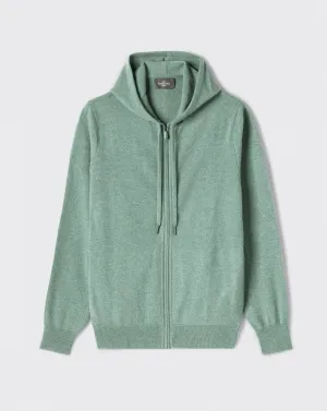 Zip-up hooded pullover Eric Bompard