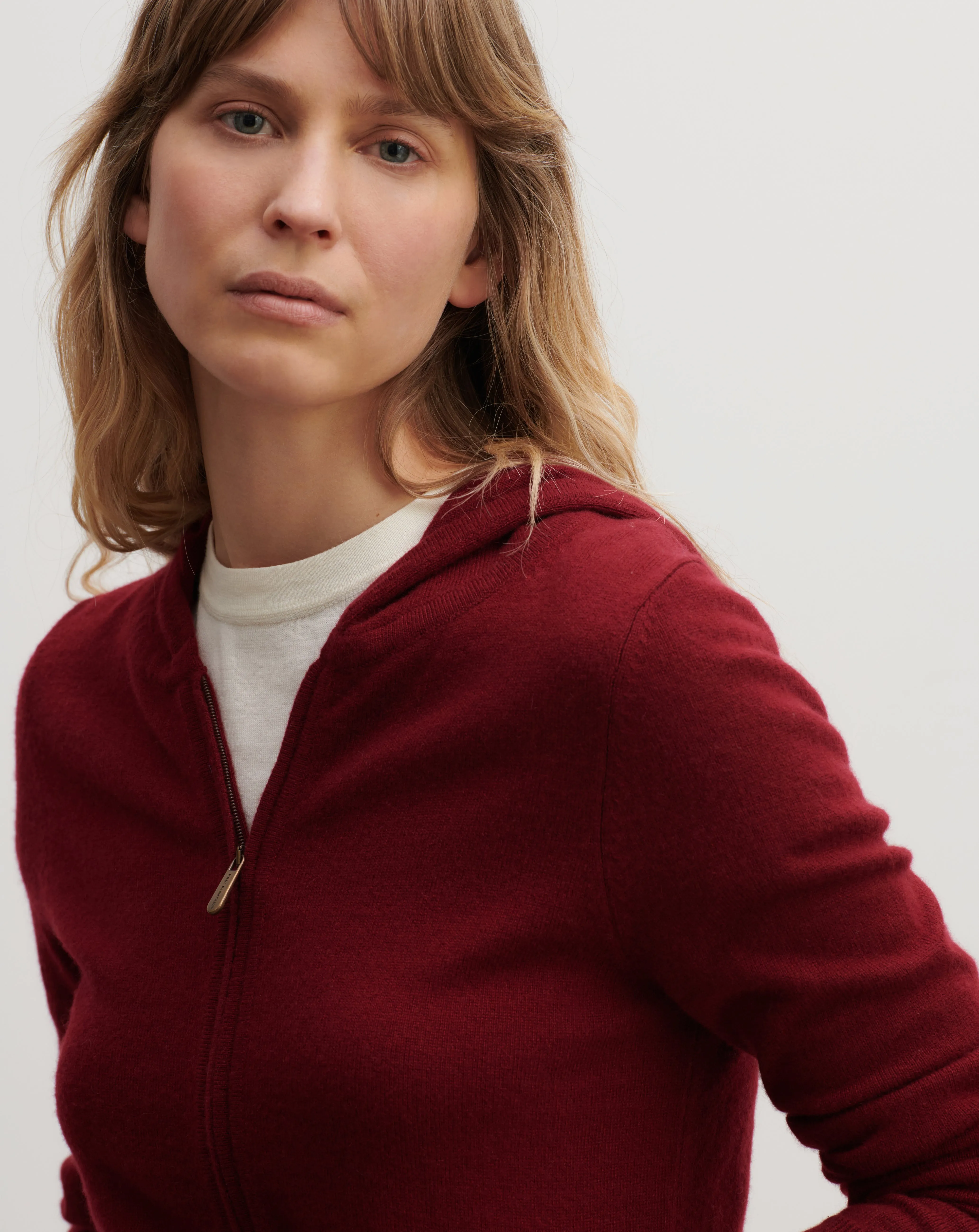 Zip-up hooded pullover Eric Bompard