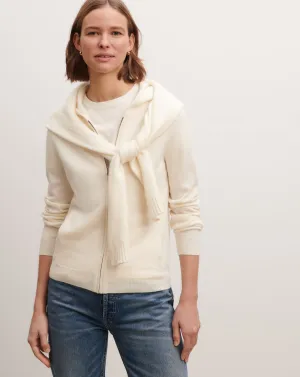 Zip-up hooded pullover Eric Bompard
