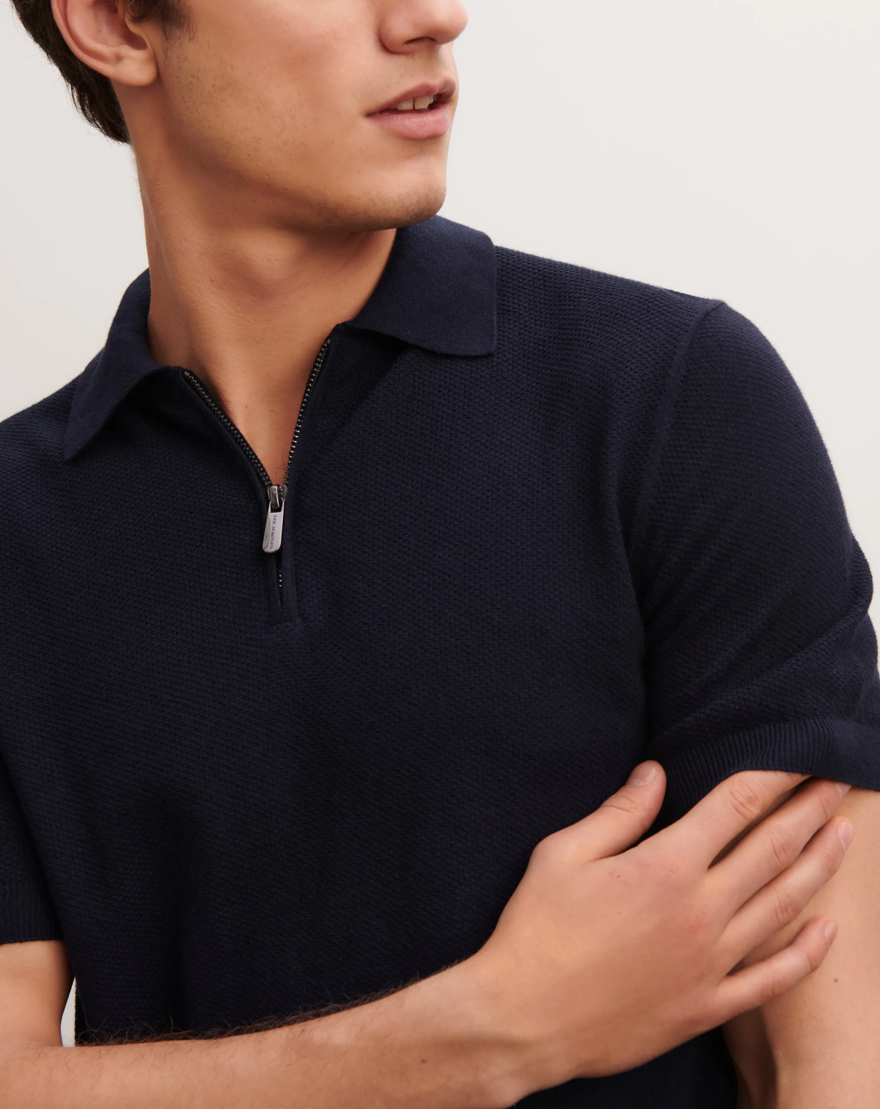 Zip-up polo jumper Eric Bompard