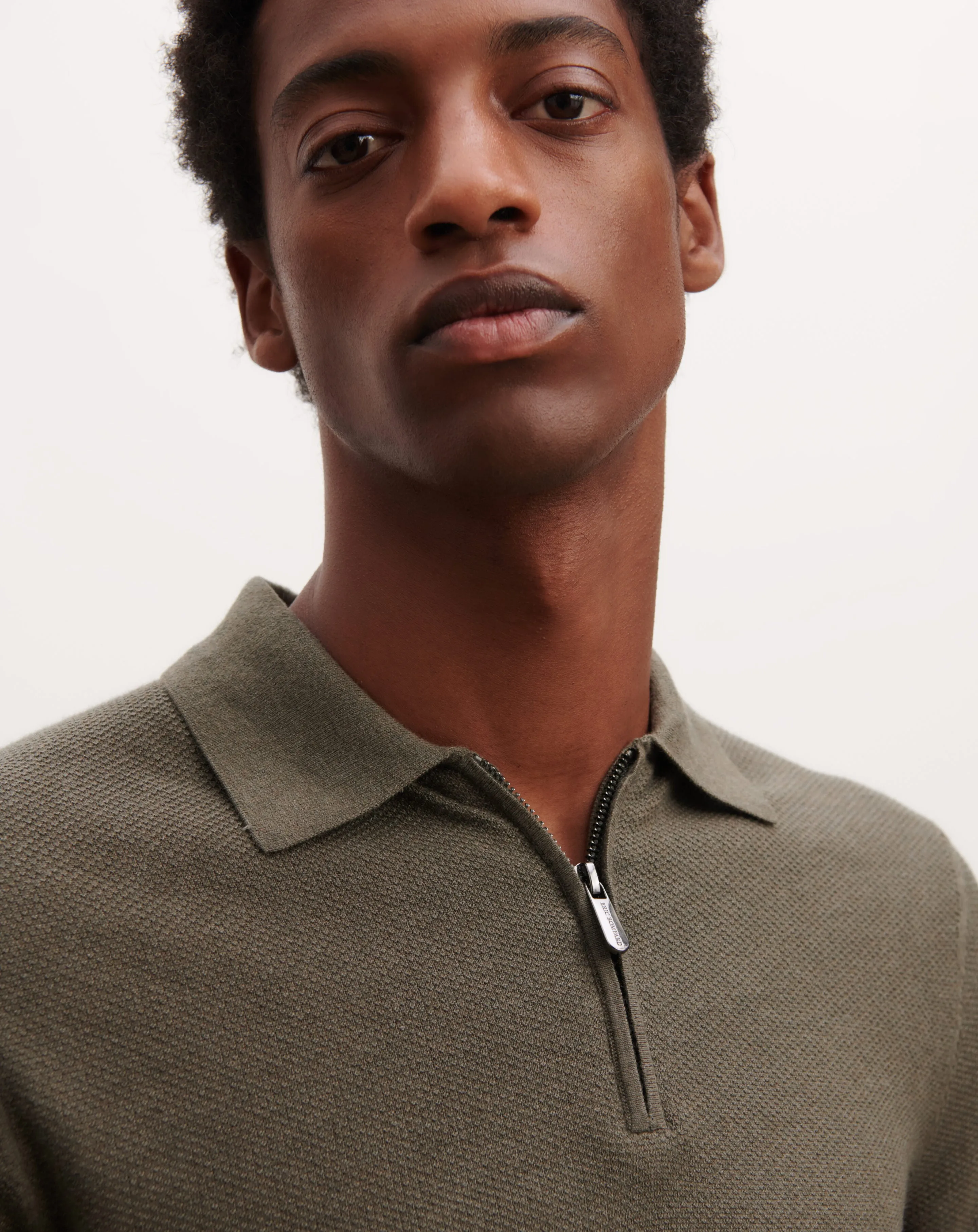 Zip-up polo jumper Eric Bompard